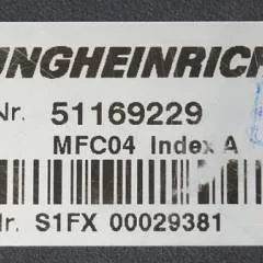 Jungheinrich 51169229 | MFC04 Index A Brake from ETM216 year 2015 sn. S1FX00029381