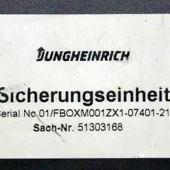 Jungheinrich 51303168 | Zekeringkast Fusebox sn. 01/FBOXM001ZX1-07404-21
