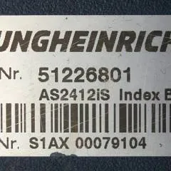 Jungheinrich 51226801 | Rij/hef/stuur regeling  drive/lift/steering controller AS2412 i S index B Sw. 1,05 51419306 sn. S1AX00079104 from ECE225 year 2016
