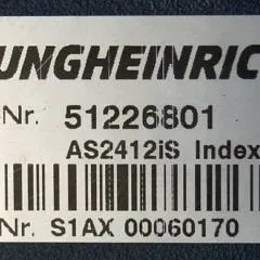 Jungheinrich 51226801 | Rij/hef/stuur regeling  drive/lift/steering controller AS2412 i S index B Sw 2,07 51256852 sn. S1AX00060170 from ECE220 year 2015