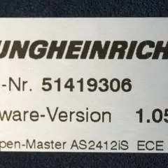 Jungheinrich 51226801 | Rij/hef/stuur regeling  drive/lift/steering controller AS2412 i S index B Sw. 1,05 51419306 sn. S1AX00079041 from ECE225 year 2016