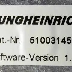 Jungheinrich 50460982 | Hef regeling Lifting controller AS4814i index F 51003145 Sw 1.11 from  ETV114 year 2009 sn.S11X00090321