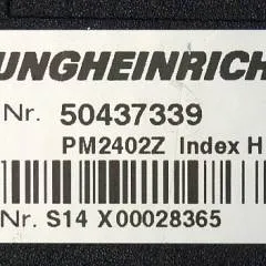 Jungheinrich 50437339 | Stuur regeling steering controller PM2402 Z Index H sn S14X 00028365 from ERE25 year 2011