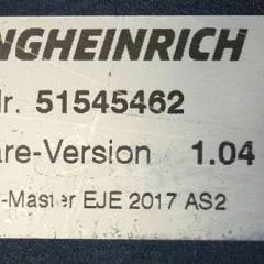 Jungheinrich 51204908 | Controller AS2405 i S Index A 51545462 Sw 1,04 sn. S1HX00013679 from EJE C20 2018