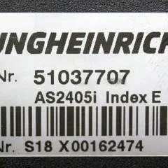 Jungheinrich 51037707 | Rij regeling driving controller AS2405i index E Sw. 1,31 51062370 sn. S18X00162474 from EJE C20 year 2018
