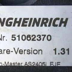 Jungheinrich 51037707 | Rij regeling driving controller AS2405i index E Sw. 1,31 51062370 sn. S18X00162474 from EJE C20 year 2018