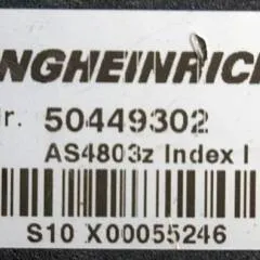 Jungheinrich 50449302 | Stuur regeling Controller AS4803 Z index I sw 1,33 51004746 from ETV214 year 2011 sn. S10X00055246