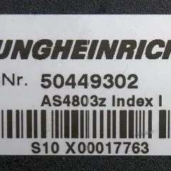 Jungheinrich 50449302 | Stuur regeling Controller AS4803 Z Index I sn.S10X00017763 from ETV214 year 2010