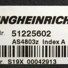 Jungheinrich 51225602 | Stuur regeling steering Controller AS4803 Z index A from ETV214 year 2013 sn. S19X00046064