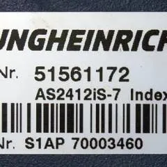 Jungheinrich 51561172 | Rij/hef/stuur regeling  drive/lift/steering controller AS2412 i S - 7 index A Sw. 1,03 51462876  from ERE120 folding platform year 2018 sn. S1AP70003460