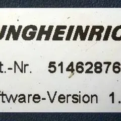 Jungheinrich 51561172 | Rij/hef/stuur regeling  drive/lift/steering controller AS2412 i S - 7 index A Sw. 1,03 51462876  from ERE120 folding platform year 2018 sn. S1AP70004013