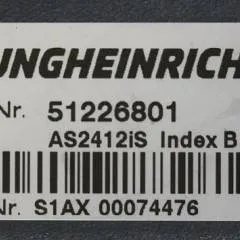 Jungheinrich 51226801 | Rij/hef/stuur regeling  drive/lift/steering controller AS2412 i S index B Sw 1,04 51419306 sn. S1AX00074476 from ECE225 year 2016