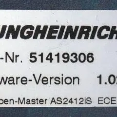 Jungheinrich 51226801 | Rij/hef/stuur regeling  drive/lift/steering controller AS2412 i S index B Sw 1,02 51419306 sn. S1AX00073733 from ECE320 year 2016