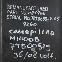 Caterpillar OR5966 | Logic Cont-R sn. RM0038-2-05-9250 36/48v from Cat M100B 1987