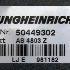 Jungheinrich 50449302 | Stuur regeling Controller AS4803 Z sn.LJF981182 from ETV214 year 2008