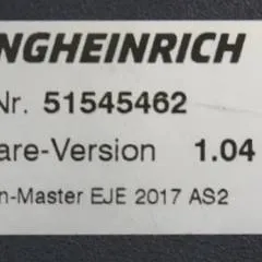 Jungheinrich 51204908 | Controller AS2405 i S Index A 51545462 Sw 1,04 sn. S1HX00013661 from EJE C20 2018