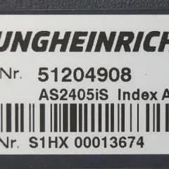 Jungheinrich 51204908 | Controller AS2405 i S Index A 51545462 Sw 1,04 sn. S1HX00013674 from EJE C20 2018