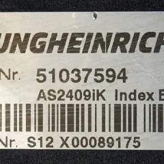 Jungheinrich 51037594 | Rij/hef regeling Drive/lift controller AS2409 i k index B Sw. 1,27 51075490 from EJE220 year 2015 sn. S12X 00089175