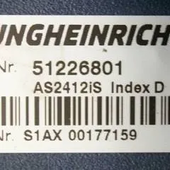 Jungheinrich 51226801 | Rij/hef/stuur regeling  drive/lift/steering controller AS2412 i S index D Sw 1,07 51462874 sn. S1AX00177159 from ERE225 fixed platform year 2017