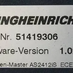 Jungheinrich 51226801 | Rij/hef/stuur regeling  drive/lift/steering controller AS2412 i S index B Sw 1,02 51419306 sn. S1AX00073535 from ECE220 year 2016