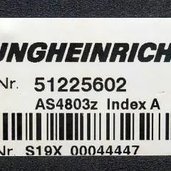 Jungheinrich 51225602 | Stuur regeling steering Controller AS4803 Z index A from ETV216 year 2013 sn. S19X00044447