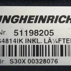 Jungheinrich 51159321 | Rij/hef regeling drive/lifting controller AS4814Ik Index A 51198205 inkl. LA1/4FTER from ETV214 year 2013 sn. S1EX00010766