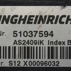 Jungheinrich 51037594 | Rij/hef regeling Drive/lift controller AS2409 i k index B Sw. 1,28 51075490 from EJE220 year 2017 sn. S12X 00096032