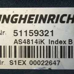 Jungheinrich 51159321 | Rij/hef regeling drive/lifting controller AS4814Ik Index B 51198205 inkl. LA1/4FTER  sn. S1EX00022647