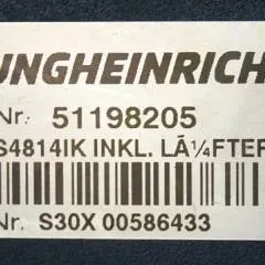 Jungheinrich 51159321 | Rij/hef regeling drive/lifting controller AS4814Ik Index B 51198205 inkl. LA1/4FTER  sn. S1EX00022647