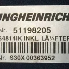 Jungheinrich 51159321 | Rij/hef regeling drive/lifting controller AS4814Ik Index A 51198205 inkl. LA1/4FTER  sn. S1EX00011643
