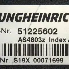 Jungheinrich 51225602 | Stuur regeling steering Controller AS4803 Z index A from ETV214 year 2014 sn. S19X00071699