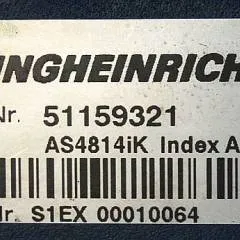 Jungheinrich 51159321 | Rij/hef regeling drive/lifting controller AS4814Ik Index A 51198205 inkl. LA1/4FTER  sn. S1EX00010064 from ETV216 year 2013