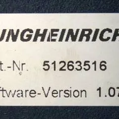 Jungheinrich 51226801 | Rij/hef/stuur regeling  drive/lift/steering controller AS2412 i S index D Sw. 1,07 51263516 sn. S1AX00190221 from ERE225 fixed platform year 2016