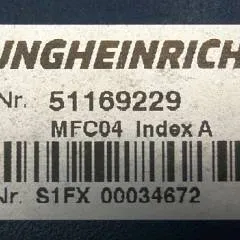 Jungheinrich 51169229 | MFC04 Index A Brake from ETV216 year 2015 sn. S1FX00034672