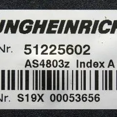 Jungheinrich 51225602 | Stuur regeling steering Controller AS4803 Z index A from ETV216 year 2015 sn. S19X00053656