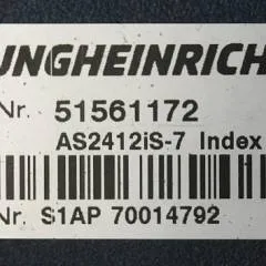 Jungheinrich 51561172 | Rij/hef/stuur regeling  drive/lift/steering controller AS2412 i S - 7 index B sn. S1AP70014792 from EJE120 year 2020