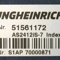 Jungheinrich 51561172 | Rij/hef/stuur regeling  drive/lift/steering controller AS2412 i S - 7 index A Sw. 1,02 51462876  from ERE120 year 2017