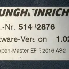 Jungheinrich 51561172 | Rij/hef/stuur regeling  drive/lift/steering controller AS2412 i S - 7 index A Sw. 1,02 51462876  from ERE120 year 2017