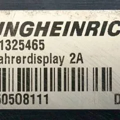 Jungheinrich 51325465 | Fahrerdisplay 2A for ETV/M from year 2011 till 2016 sn. 50508111