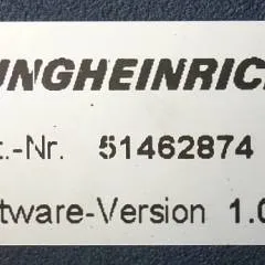 Jungheinrich 51226801 | Rij/hef/stuur regeling  drive/lift/steering controller AS2412 i S index D Sw 1,07 51462874 sn. S1AX00169903 from ERE225 fixed platform D/P year 2017