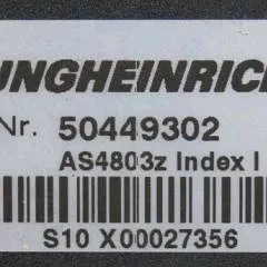 Jungheinrich 50449302 | Stuur regeling Controller AS4803 Z Index I sn.S10X00027356 from ETV214 year 2009