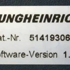 Jungheinrich 51226801 | Rij/hef/stuur regeling  drive/lift/steering controller AS2412 i S index D Sw 1,17 51419306 sn. S1AX10027092 from ECE225 year 2015