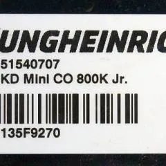 Jungheinrich 51540707 | Display KD mini Co 800K Jr. sn. 135F9270