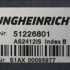 Jungheinrich 51226801 | Rij/hef/stuur regeling  drive/lift/steering controller AS2412 i S index B Sw. 1,06 51263516 sn. S1AX00095977 from ERE225 fixed platform year 2017