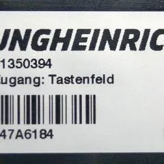 Jungheinrich 51350394 | Code key sn. 650A6184
