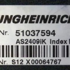 Jungheinrich 51037594 | Rij/hef regeling Drive/lift controller AS2409 i k index B Sw. 1,24 51075490 from EJE220 year 2013 sn. S12X 00064767