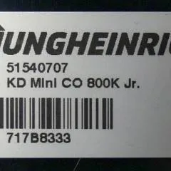 Jungheinrich 51540707 | Display KD mini Co 800K Jr. sn. 717B8333
