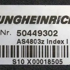 Jungheinrich 50449302 | Stuur regeling Controller AS4803 Z Index I sn.S10X00018505 from ETV114 year 2010