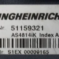 Jungheinrich 51159321 | Rij/hef regeling drive/lifting controller AS4814Ik Index A 51198205 inkl. LA1/4FTER from ETV214 year 2014 sn. S1EX00009165