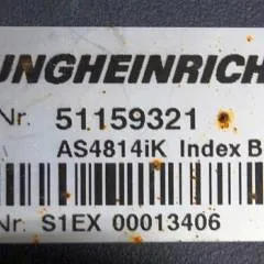 Jungheinrich 51159321 | Rij/hef regeling drive/lifting controller AS4814Ik Index B 51198205 inkl. LA1/4FTER from ETV216 year 2014 sn. S1EX000013406
